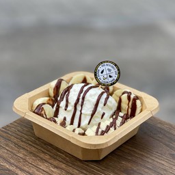 Greek yogurt ไขมันต่ำ choco banana 🍌🍫