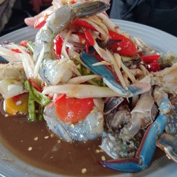 ตำปลาร้าปูม้าสด