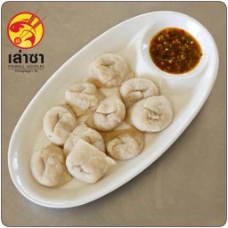 Fish Dumplings + Seafood Dipping Sauce