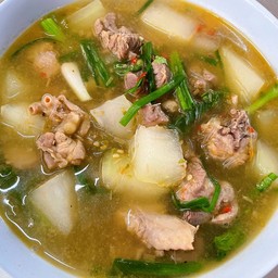 แกงไก่บ้านฟักวุ้นเส้น