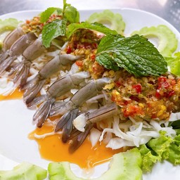 กุ้งแช่น้ำปลา