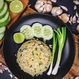 ข้าวผัดเนื้อโคขุนสับ