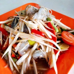 ส้มตำกุ้งสด