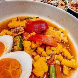 ตำข้าวโพดไข่เค็ม