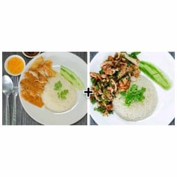ข้าวมันไก่ บ้านเกาะ  ข้างสะพานลอย