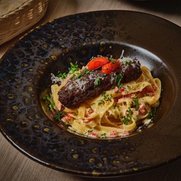 Beef Kebab Alfredo