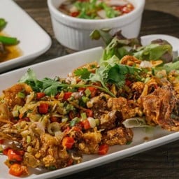 ปูนิ่มคั่วพริกเกลือ
