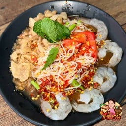 ซั่วข้าวปุ้นกุ้งสด