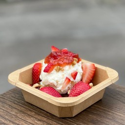 Greek yogurt ไขมันต่ำ สตรอว์เบอร์รี่ 🍓