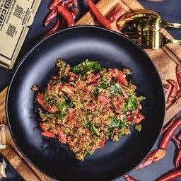 กับข้าว-กะเพราอกไก่สับ