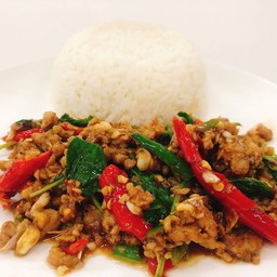 ข้าวกระเพราหมู