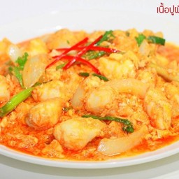 เนื้อปูผัดผงกะหรี่