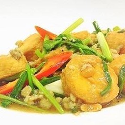 เต้าหู้ไข่ผัดหมูสับ