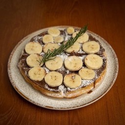 วาฟเฟิลนูเทลล่ากล้วย