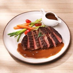 สเต็กริบอายออสเตรเลีย ซอสไวน์แดง