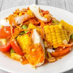ตำ ข้าวโพดไข่เค็ม