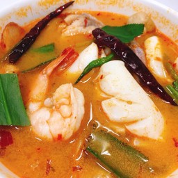 ต้มยำรวมมิตรทะเล น้ำข้น