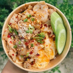 ข้าวคั่วพริกเกลือพริกแห้งสามชั้น