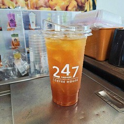 ชาสับปะรด(มีเนื้อด้วย)