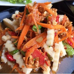 ตำยอดมะพร้าวไทย_ปู