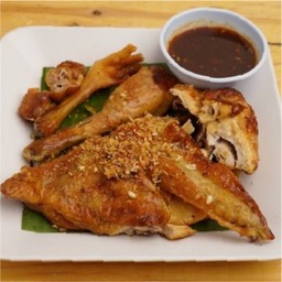 ไก่ย่างเขาสวนกวางครึ่งตัว