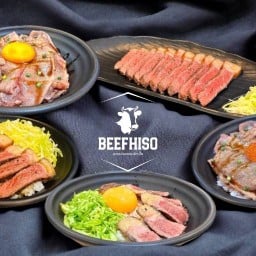 🐮BEEF Hiso❤️ ข้าวหน้าเนื้อออส 9 ซอส!สูตรลับ ⭐️ ⭐️ ⭐️ ⭐️ ⭐️ นวมินทร์