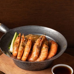 กุ้งอบวุ้นเส้น