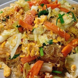 วุ้นเส้นผัดไข่