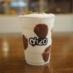 นมเฮเซลนัทลายวัว