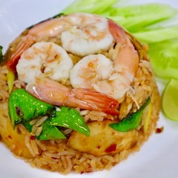 ข้าวผัดต้มยำกุ้ง