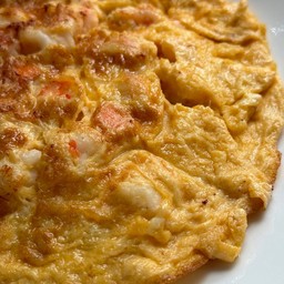 ข้าว ไข่เจียวกุ้งสับ