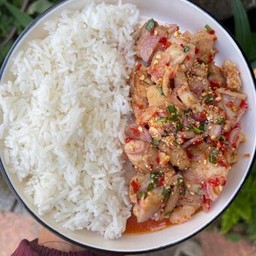 ข้าวราดยำ (ระบุเนื้อสัตว์)