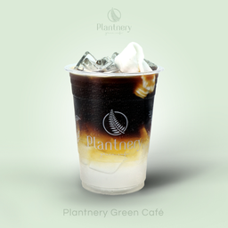 อเมริกาโน่เย็นน้ำช่อดอกมะพร้าว