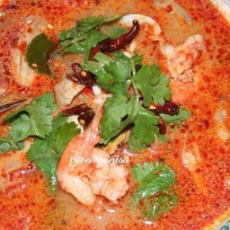 ต้มยำน้ำข้น กับข้าว