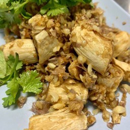 ไส้ตันทอดกระเทียม