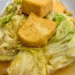 ผัดผักกาดขาวเต้าหู้
