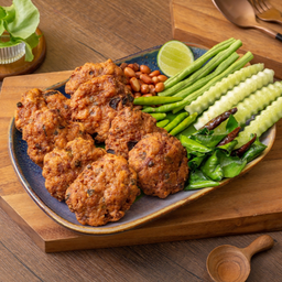 ลาบหมูทอด