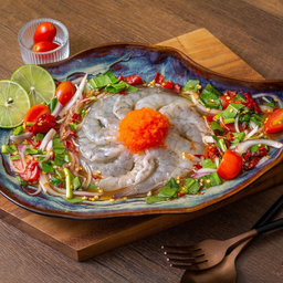 ยำนัวกุ้งสดภูเขาไฟ