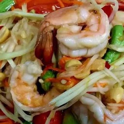 ตำกุ้งสุก