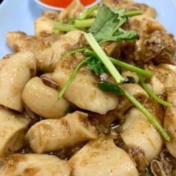 ไส้ตันผัดกระเทียมพริกไทย