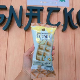 ไอศกรีมแซนวิชโบราณ รสวนิลา