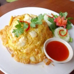 ไข่เจียวปูก้อน