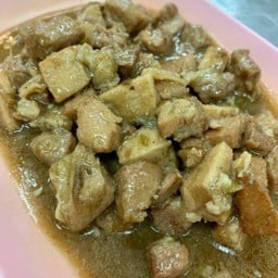 หมูบะเต็ง (ผัดกระเทียม)