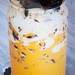 ชาชาชาไทยเฉาก๊วยปั่น(ChcChaCha Thai Milk Tea Black Jelly)