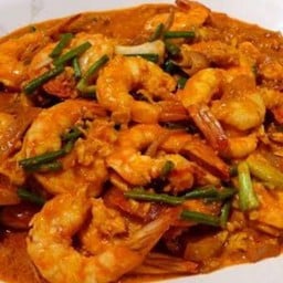 กุ้งผัดไข่เค็ม