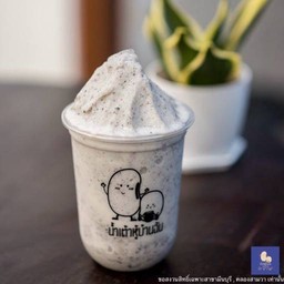 น้ำเต้าหู้ปั่นงาดำ+ถั่ว5สี-ธรรมดา