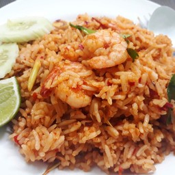 ข้าวผัดน้ำพริกเผา
