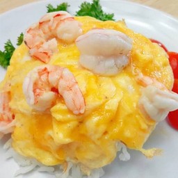 ข้าวไข่ข้นกุ้ง