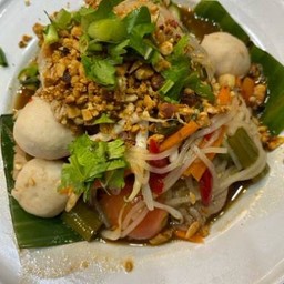 ตำก๋วยเตี๋ยวเส้นเล็ก