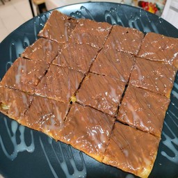 โรตีใส่ไข่+นูเทลล่า